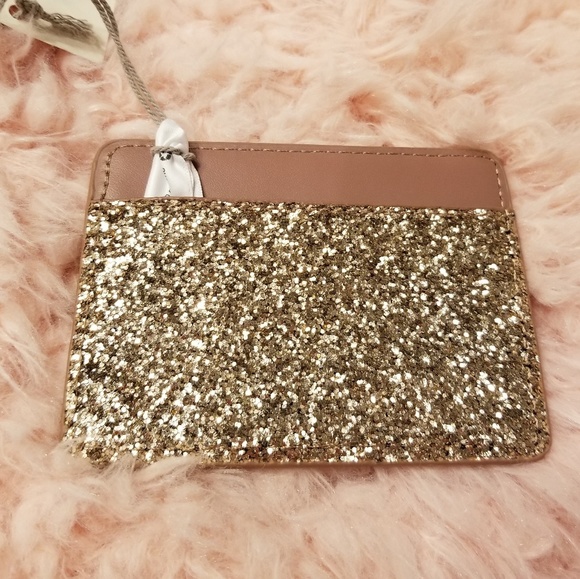 Handbags - Shimmering gold card holder